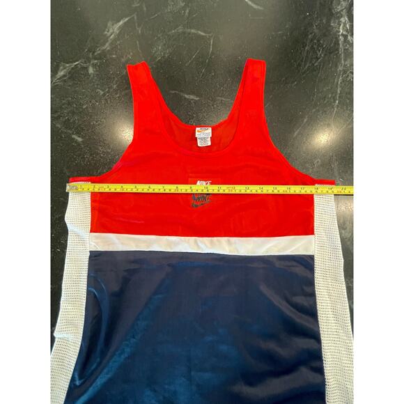 Nike Mesh Splice Tank Vintage 3 check logo Medium, Made in USA 70's-80s - Picture 11 of 11